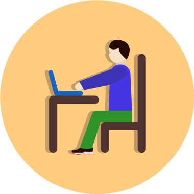 Modern eğitim ikonunun vektör illüstrasyonu