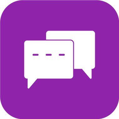 Konuşma balonu vektör çizimi