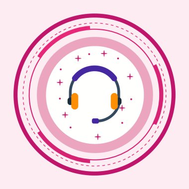 Telefon Hizmetleri Simgesi Moda Biçiminde İzole Arkaplan