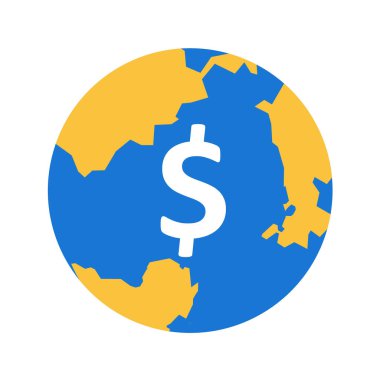 küresel ekonomi konsept tasarımı, vektör illüstrasyon eps10 grafik