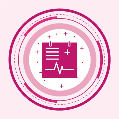 tıbbi düz simge, vektör iilüstrasyonu