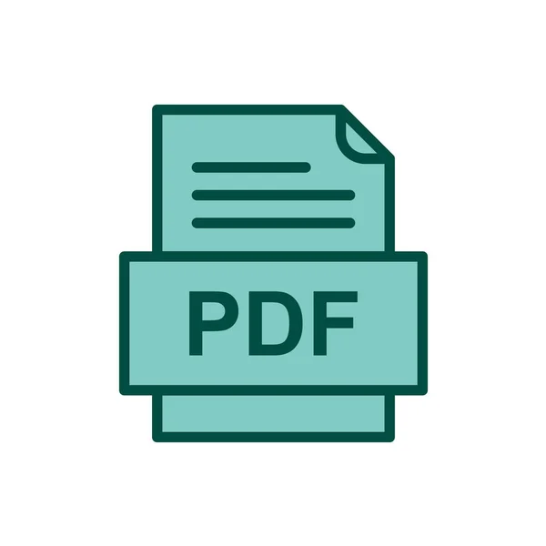 Icon Dateiformat Vektorillustration — Stockvektor