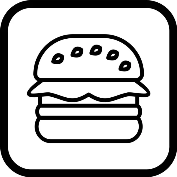 Illustration Von Web Symbolen Für Lebensmittel — Stockvektor