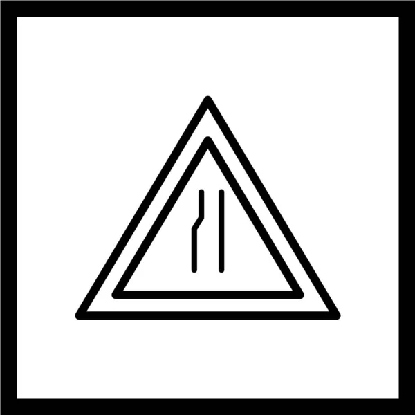 Verkehrszeichensymbol Vektorillustration — Stockvektor