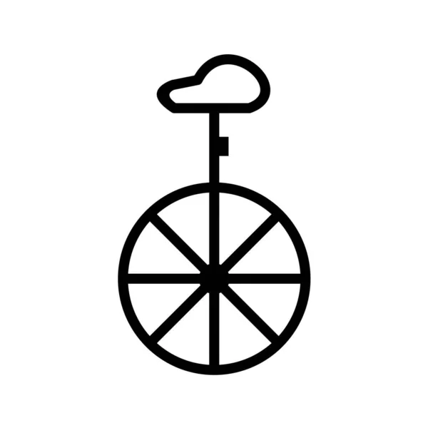 Bicycle Icon Outline Illustration Bike Vector Pictogram Web — Stock Vector