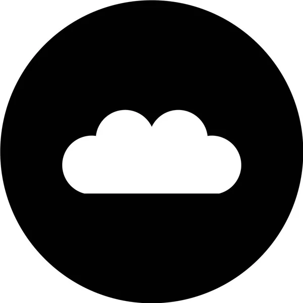 Nube Vector Icono Ilustración — Vector de stock