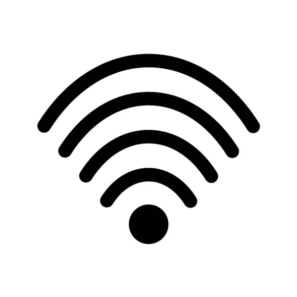 Icône Signal Wifi Illustration Vectorielle — Image vectorielle
