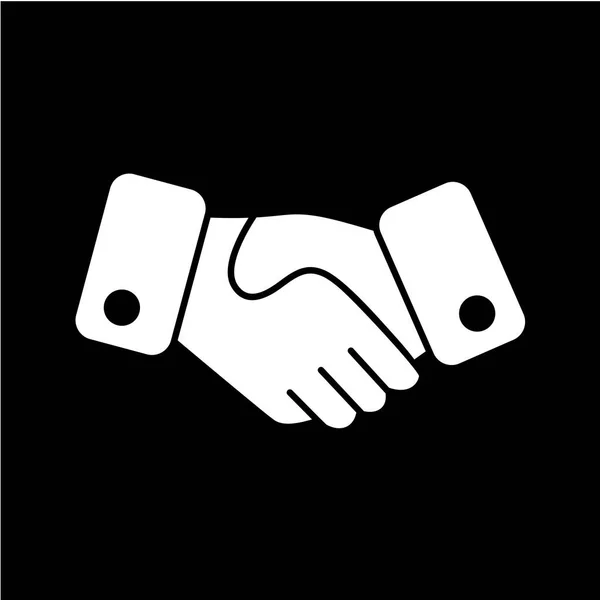 Illustration Zum Handshake Symbol Vektor — Stockvektor