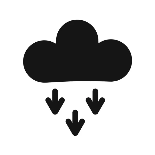 Хмарна Іконка Векторні Ілюстрації — стоковий вектор