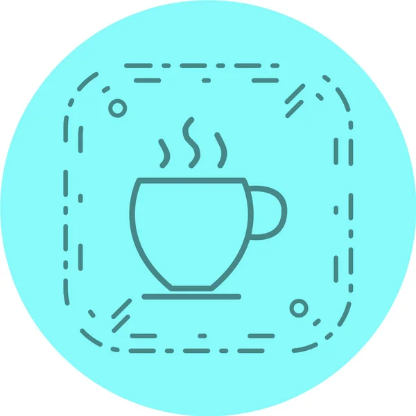 Икона Чашки Кофе Векторная Иллюстрация — стоковый вектор