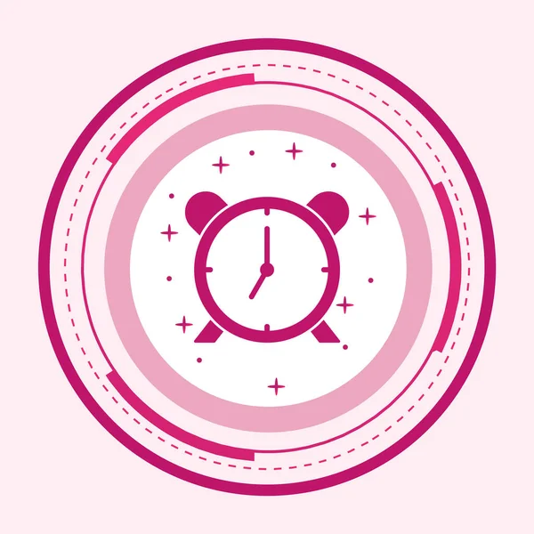  Alarm Simgesi Moda Biçiminde İzole Arkaplan      