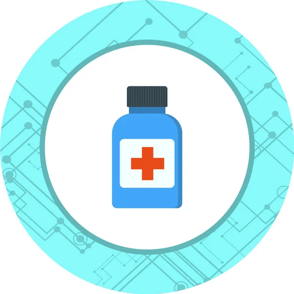 Medical Flat Icon Vector Iilustration — Stock Vector