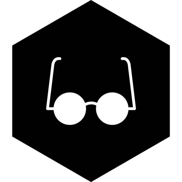 Експериментальна Ікона Окуляри Стилі Моди Ізольований Фон — стоковий вектор