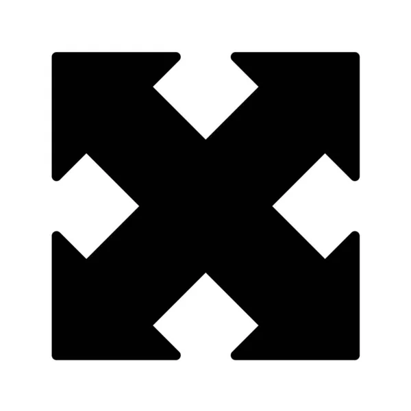 Šipky Znak Vektorové Ilustrace Ikony — Stockový vektor