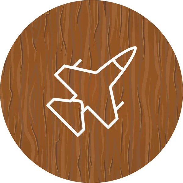 Jet Simgesi Moda Biçimli Ayrı Arka Gruplandırılmış