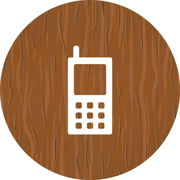 Ikona Telefonu Komórkowego Modnym Stylu Izolowane Tło — Wektor stockowy