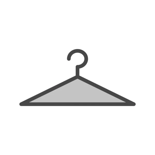 Hanger Ikonen Trendig Stil Isolerad Bakgrund — Stock vektor
