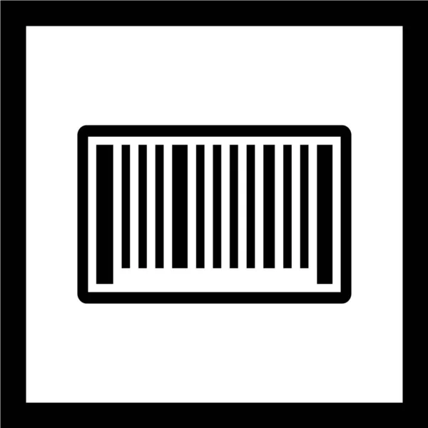 Barcode Symbol Vektor Illustration — Stockvektor