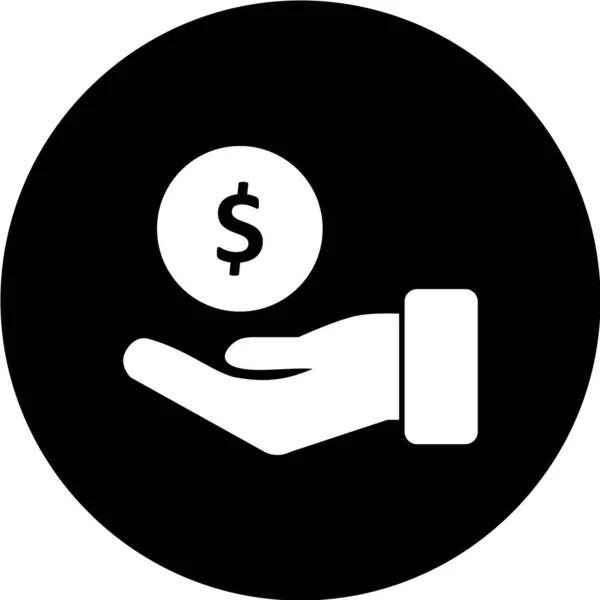 Dinero Icono Vector Ilustración — Archivo Imágenes Vectoriales