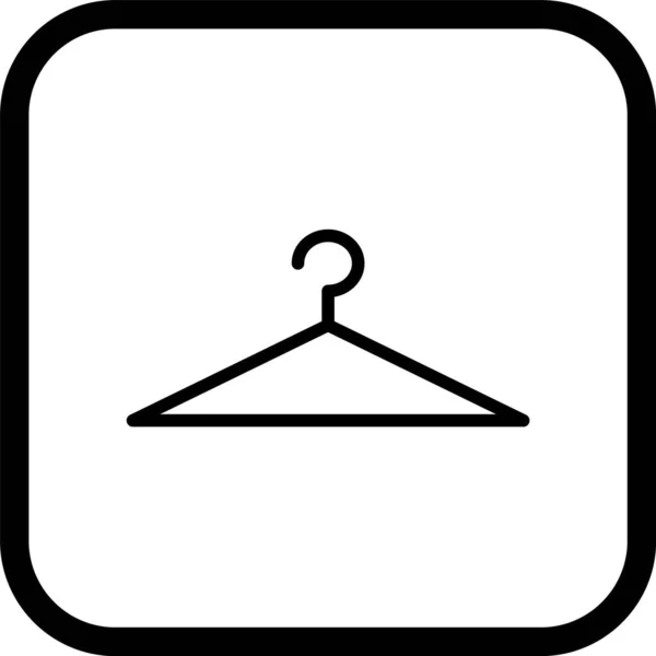 Hanger Icon趋势风格孤立无援背景 — 图库矢量图片