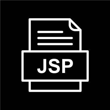 dosya biçimi simgesi, vektör illüstrasyonu