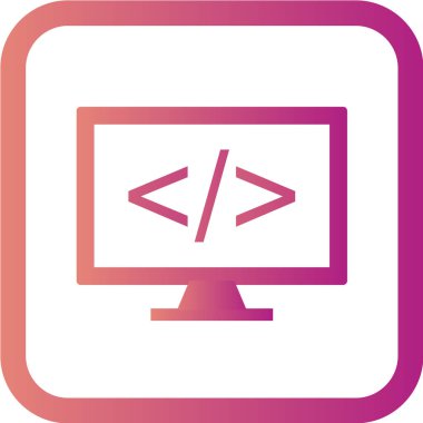 minimalist vektör illüstrasyonu, uygulama simgesi