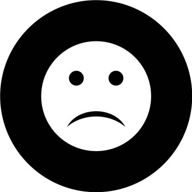 Gülümseme simgesi, vektör illüstrasyonu