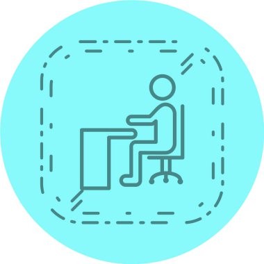 İş ve finans simgesinin vektör illüstrasyonu