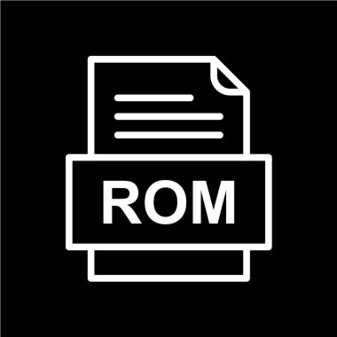 dosya biçimi simgesi, vektör illüstrasyonu