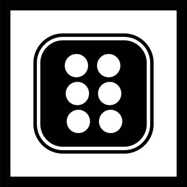 Zar Altı Simgesi Stili İzole Arkaplan