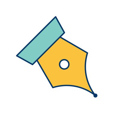 Kurşun kalemli çizgi film karakterinin vektör çizimi