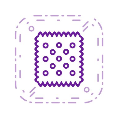  Gıda ve içecek Web ikonu vektör illüstrasyonu