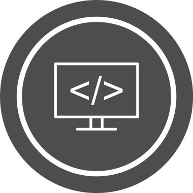 Simge Eğilimi Tarzı İzole Arkaplan Programlanıyor