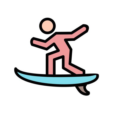 Beyaz arkaplanda spor konsepti vektör illüstrasyonu 