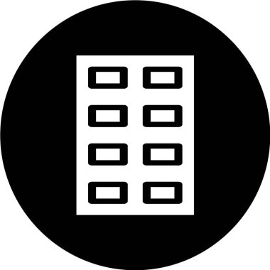  Gıda ve içecek Web ikonu vektör illüstrasyonu