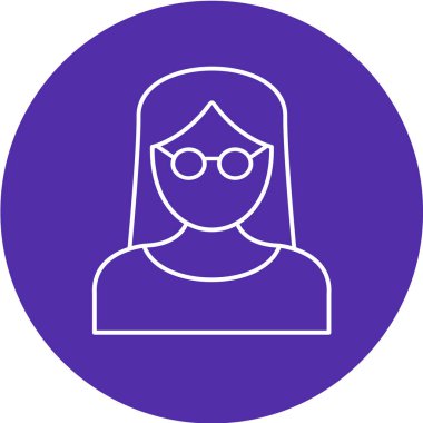 avatar simgesi vektör illüstrasyonu