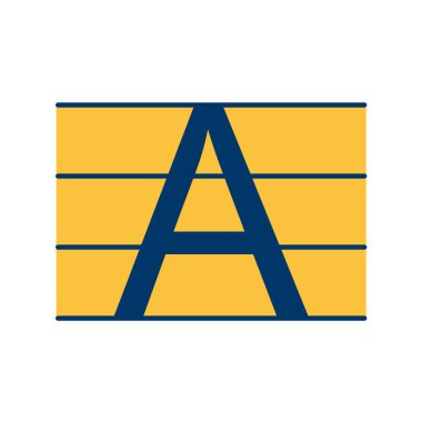 Bir inşaat simgesinin vektör illüstrasyonu