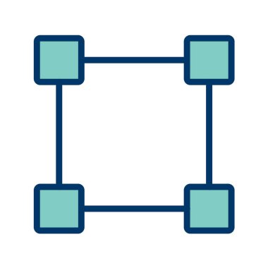 minimalist vektör illüstrasyonu, uygulama simgesi