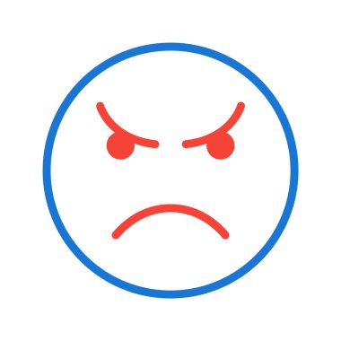 Öfkeli Duygusal Simge Moda Tarzı İzole Arkaplan