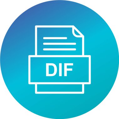 tipik dosya biçimi vektör illüstrasyonu 