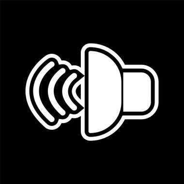 Ses Simgesi Moda Biçimli Ayrı Arkaplan