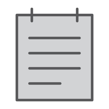 Moda Biçiminde Not Simgesi İzole Arkaplan   