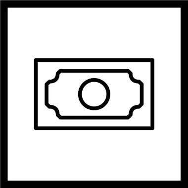 finansal para simgesi, vektör illüstrasyonu