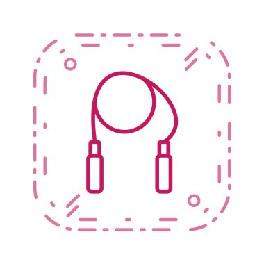 Arka planda spor simgesi izole edildi