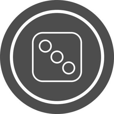 Zar Üç Simgesi Stili İzole Arkaplan