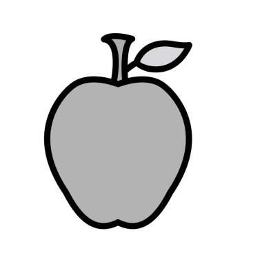 Moda Biçiminde Apple Simgesi İzole Arkaplan