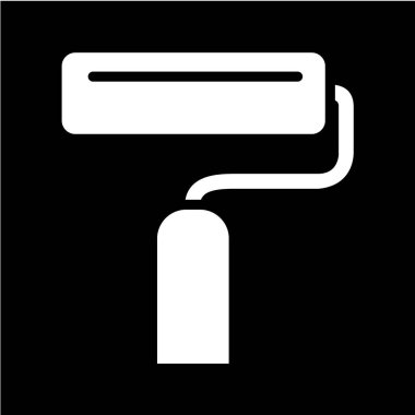 Boya silindiri ikonu. vektör illüstrasyonu