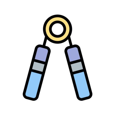 Beyaz arkaplanda spor konsepti vektör illüstrasyonu 