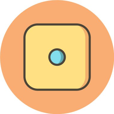 minimalist vektör illüstrasyonu, uygulama simgesi