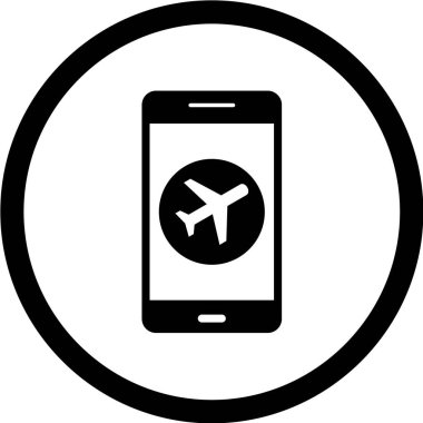 Modern telefon simgesinin vektör illüstrasyonu 